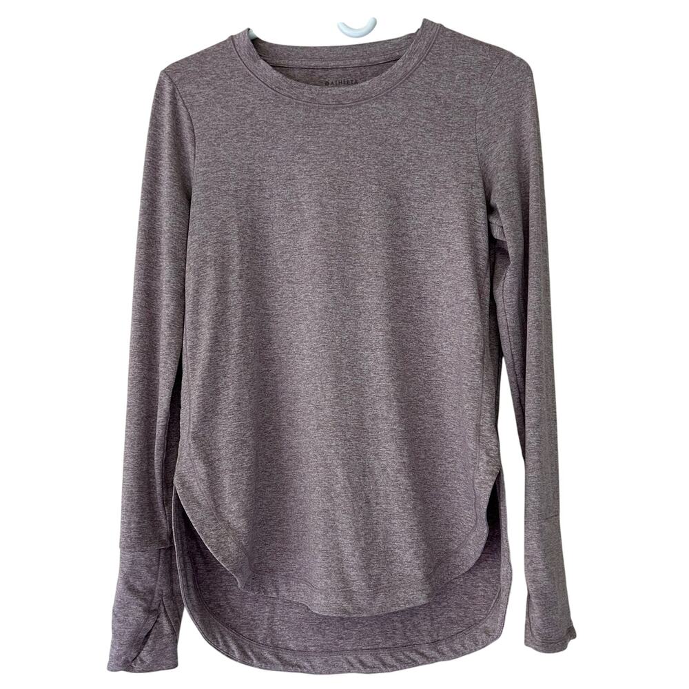 Athleta Uptempo long sleeve thumb holes crewneck soft running athletic Shirt XS - Picture 1 of 9